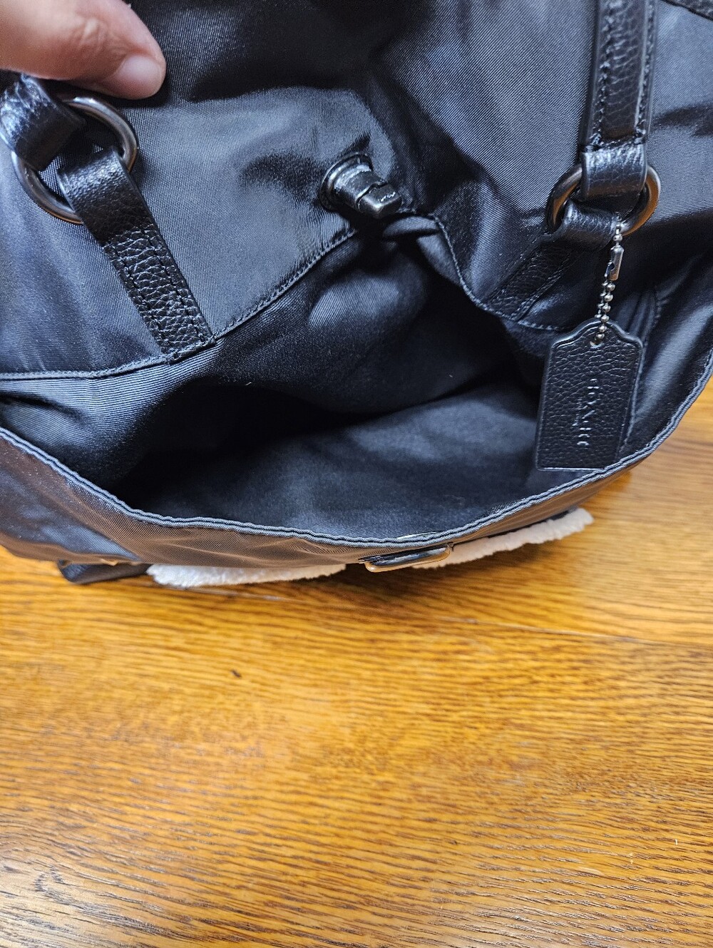Coach Bear Nylon Tote Bag - Picture 11 of 16